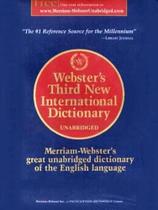 Webster's Third New International Dictionary Unabridged Webster's Third New International Dictionary Unabridged