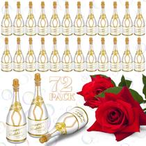 Wedding Bubble Wands Shappy 72 peças de lembrancinhas de festa a granel, champanhe