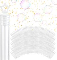 Wedding Bubbles Stock Your Home White Star Top Wands (100)