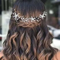 Wedding Hair Vine Pearl Bridal Headpiece Beach Wedding
