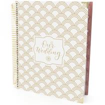 Wedding Planner Bloom Daily Planners Gold Scallops 9x11 Wedding Planner Bloom Daily Planners Gold Scallops 9x11