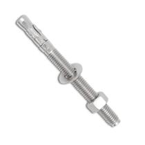 Wedge Anchor ini moni 1/2 x 5-1/2 polegadas de aço inoxidável (5 unidades) Wedge Anchor ini moni 1/2 x 5-1/2 polegadas de aço inoxidável (5 unidades)