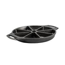 Wedge Pan Lodge Cast Iron 8 impressões temperadas Wedge Pan Lodge Cast Iron 8 impressões temperadas