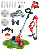 Weed Wacker Boostool sem fio 21V 2.0Ah com 8 lâminas e acessórios