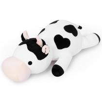 Weighted Plush Cow IdeaMeme Milk Cow 1,9 kg para crianças e adultos