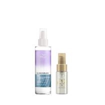 Wella BlondorPlex Care Line Leave-in Protective 145ml + Óleo Light 30ml - Wella profissional Wella BlondorPlex Care Line Leave-in Protective 145ml + Óleo Light 30ml - Wella profissional