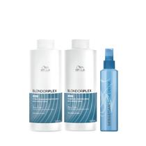 Wella BlondorPlex Care Line Sh 1000ml + Cond 1000ml + Shine 200ml Wella BlondorPlex Care Line Sh 1000ml + Cond 1000ml + Shine 200ml