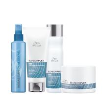 Wella BlondorPlex Care Line Sh 250ml + Cond 200ml + Masc 150ml + Shine 200ml Wella BlondorPlex Care Line Sh 250ml + Cond 200ml + Masc 150ml + Shine 200ml