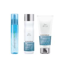 Wella BlondorPlex Care Line Sh 250ml + Cond 200ml + Trilliant 150ml