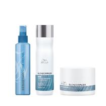 Wella BlondorPlex Care Line Sh 250ml + Masc 150ml + Shine 200ml