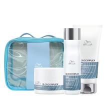 Wella BlondorPlex Kit Shampoo 250ml + Condicionador 200ml + Máscara 150ml + Necessaire Wella BlondorPlex Kit Shampoo 250ml + Condicionador 200ml + Máscara 150ml + Necessaire