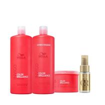 Wella Brilliance Sh 1000ml + Cond 1000ml + Masc 500ml + Oleo 30ml Wella Brilliance Sh 1000ml + Cond 1000ml + Masc 500ml + Oleo 30ml
