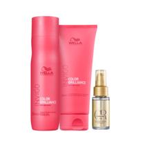 Wella Brilliance Sh 250ml + Cond 200ml + Oleo 30ml