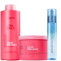 Wella Color Brilliance Shampoo 1000ml + Mascara 500ml + Trilliant 150ml Wella Color Brilliance Shampoo 1000ml + Mascara 500ml + Trilliant 150ml
