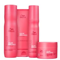 Wella - color brilliance - shampoo 250 ml + condicionador 200 ml + mascara 150 ml + leave-in 150 ml Wella - color brilliance - shampoo 250 ml + condicionador 200 ml + mascara 150 ml + leave-in 150 ml