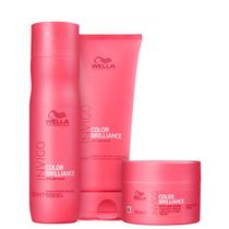 Wella Color Brilliance Shampoo 250ml + Condicionador 200ml + Máscara 150ml