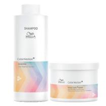 Wella Color Motion+ Shampoo 1000ml e Máscara 500ml