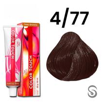 Wella Color Touch Tonalizante 4/77 Castanho Médio Marrom Intenso Deep Browns 60ml