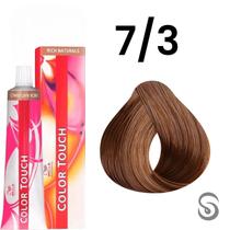 Wella Color Touch Tonalizante 7/3 Louro Médio Dourado Rich Naturals 60ml