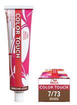 Wella Color Touch Tonalizante 7/73 Louro Médio Marrom Dourado 60g