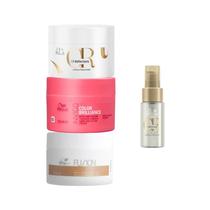 Wella Cronograma Fusion 150ml + Brilliance 150ml + Oil 150ml + Oleo Light 30ml