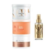 Wella Cronograma Fusion 500ml + Enrich 500ml + Oil 500ml + Oleo 100ml Wella Cronograma Fusion 500ml + Enrich 500ml + Oil 500ml + Oleo 100ml