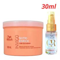 Wella Enrich Máscara Nutrição Produnda Oil Light Luminosos