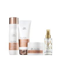 Wella Fusion Sh 250ml + Cond 200ml + Masc 150ml + Oleo Light 100ml