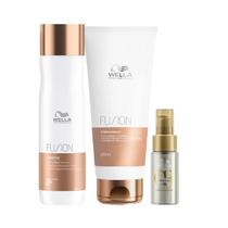 Wella Fusion Sh 250ml + Cond 200ml + Oleo Light 30ml