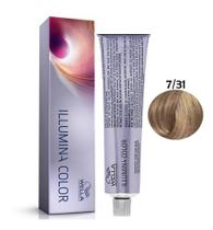 Wella Illumina Color 7-31 Louro Médio Dourado Acinz. 60g