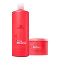Wella Invigo Color Brilliance Kit Shampoo 1l + Máscara 500ml