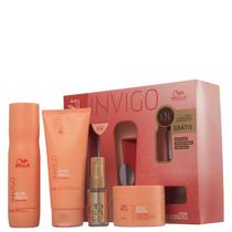 Wella Invigo Kit Máscara Nutritiva + Shampoo 250ml + Condicionador 200ml + Oil Reflections 30ml