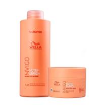 Wella Invigo Nutri-Enrich Shampoo 1000ml + Máscara 150ml