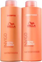 Wella Invigo NutriEnrich Kit Completo Shampoo 1L Condicionador 1L Hidratação Profunda