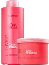 Wella kit brilliance shampoo 1 l + mascara 500 g