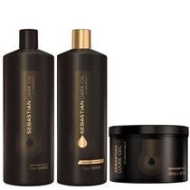 Wella Kit Dark Oil Shampoo e Condic. 1L + Máscara 500ml