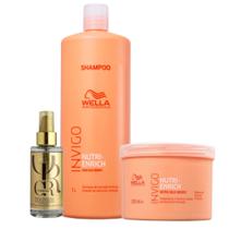 Wella Kit Nutri Enrich Sh 1L + Masq 500g + Oil Reflections 100ml