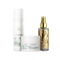 Wella Kit Nutricurls Tratament Profissional Trio(3 Produtos)