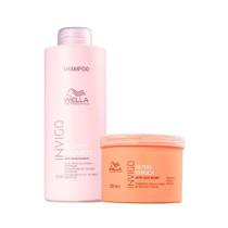 Wella Nutri-Enrich Máscara 500ml+Shampoo Blonde Recharge1000ml