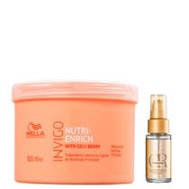 Wella Nutri-Enrich Máscara de 500ml e Oil Reflections 30ml