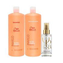Wella Nutri-Enrich Sh 1000ml + Cond 1000ml + Oleo Light 100ml