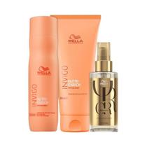 Wella Nutri-Enrich Sh 250ml + Cond 200ml + Oleo 100ml