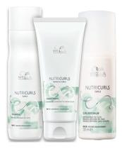 Wella Nutricurls Kit Shampoo + Condicionador + Leave-in