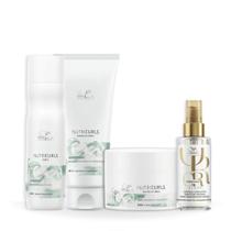 Wella Nutricurls Sh 250ml + Cond 200ml + Masc 150ml + Oleo Light 100ml