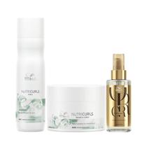 Wella Nutricurls Sh 250ml + Masc 150ml + Oleo 100ml