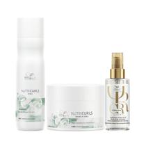 Wella Nutricurls Sh 250ml + Masc 150ml + Oleo Light 100ml