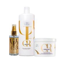 Wella Oil Reflec - Shamp 1L Masc 500ml Oil Reflec Óleo 100ml