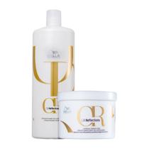 Wella Oil Reflections Kit - Shampoo 1000ml + Máscara 500ml Wella Oil Reflections Kit - Shampoo 1000ml + Máscara 500ml