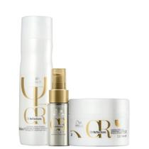 Wella - Oil Reflections - Kit Shampoo 250 Ml + Oleo Light 100 Ml + Mascara 150 Ml