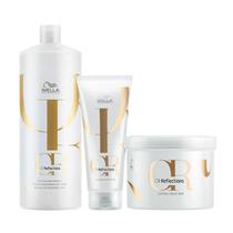 Wella Oil Reflections Sh 1000ml + Cond 200ml + Masc 500ml